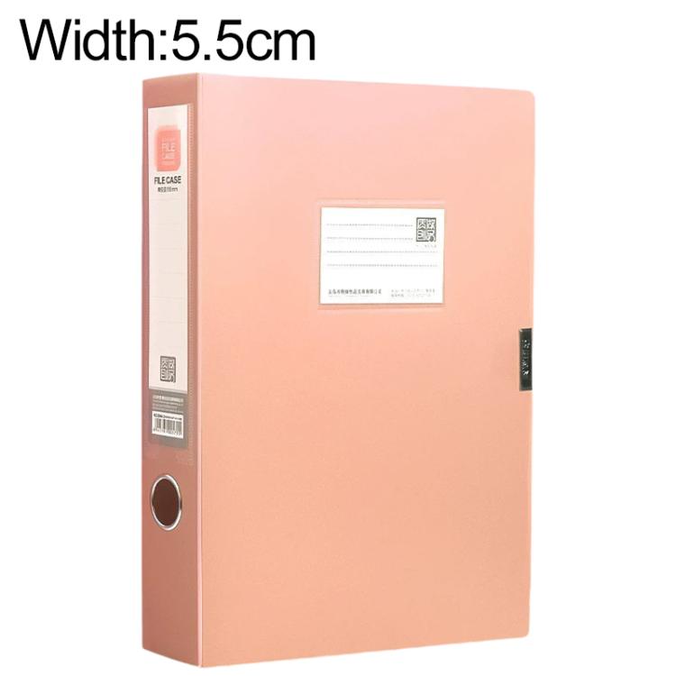 PP Thickened A4 Foldable File Storage Box, 2.0cm, 3.5cm, 5.5cm, 7.5cm