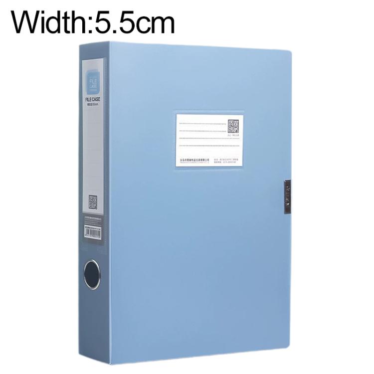 PP Thickened A4 Foldable File Storage Box, 2.0cm, 3.5cm, 5.5cm, 7.5cm