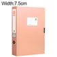 PP Thickened A4 Foldable File Storage Box, 3.5cm, 5.5cm, 7.5cm, 2.0cm