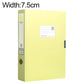 PP Thickened A4 Foldable File Storage Box, 3.5cm, 5.5cm, 7.5cm, 2.0cm