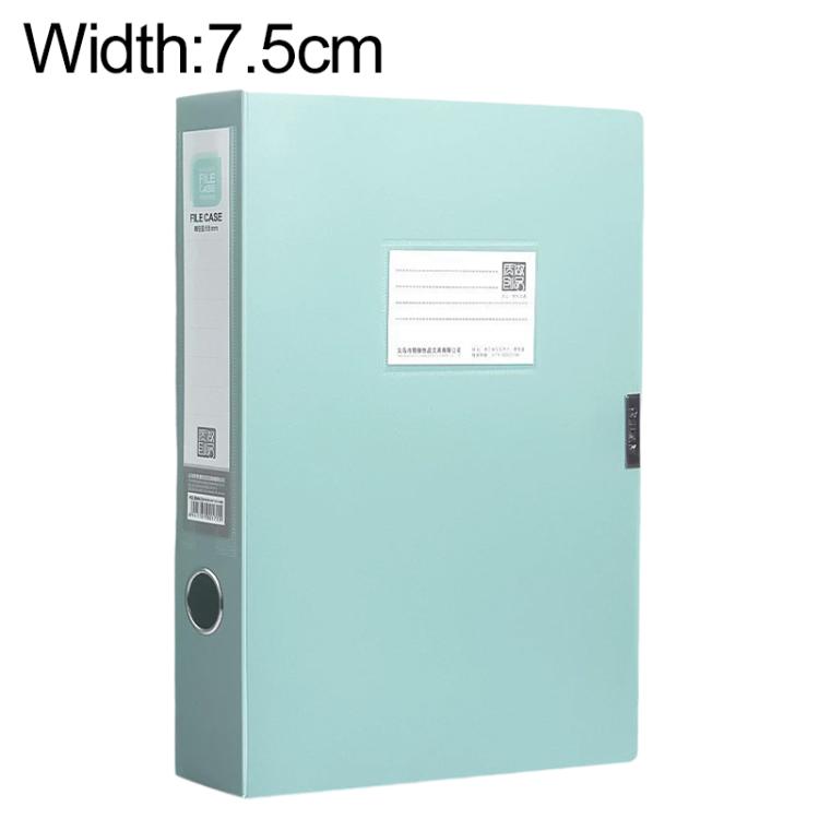 PP Thickened A4 Foldable File Storage Box, 2.0cm, 3.5cm, 5.5cm, 7.5cm