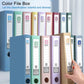 PP Thickened A4 Foldable File Storage Box, 2.0cm, 3.5cm, 5.5cm, 7.5cm