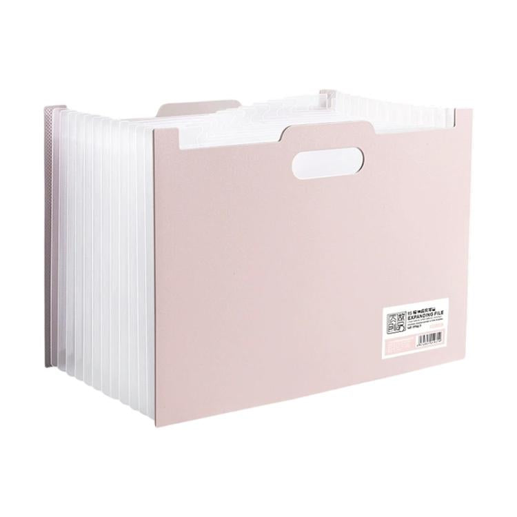 A4 Portable Multiple Compartments File Folder with Index Tabs