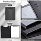 A4 Vertical Foldable File Board, Vertical (Dark Blue), Vertical (Light Grey), Vertical (Dark Green)