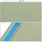 KB29 Genuine Leather RFID Zipper Accordion Card Holder