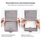 Loose-leaf notebook passport holder with removable notebook and snap-mounted ring system