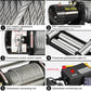 Electric winch with galvanized steel cable, control box, and connecting rod