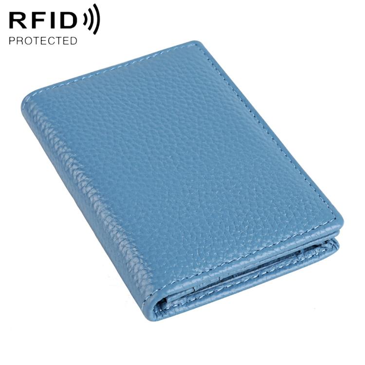 KB150 RFID Anti-theft Genuine Leather Business Card Bag