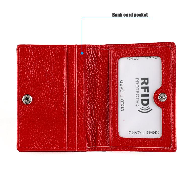 KB150 RFID Anti-theft Genuine Leather Business Card Bag
