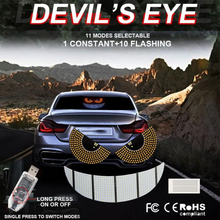 Devil Eye Car LED Display Decorative Lights, YH-22, YH-23