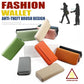 Multi-color leather accordion zipper coin purses with anti-theft design