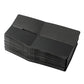 Black RFID anti-theft card holder stack with top slot cutout