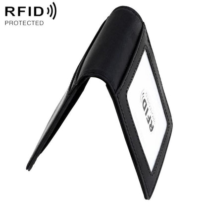 Retro Crazy Horse Leather RFID Anti-theft Card Bag