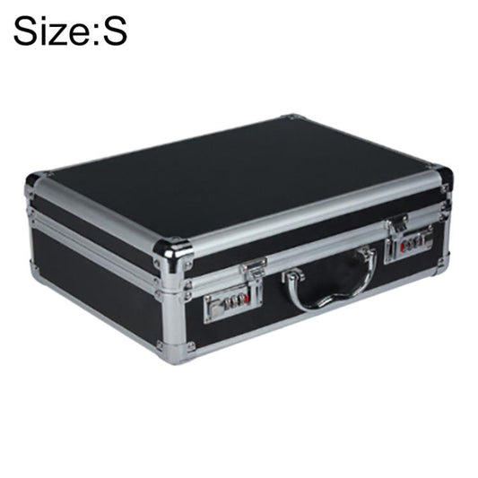 Aluminum Alloy Portable Key Lock Instrument Storage Box, XS, S, M, L