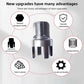 Grey metal pipe thread cutting tool with internal and external threading heads