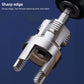 Silver pipe threading cutter with sharp internal and external cutting teeth