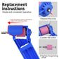 Portable Drill Bit Grinding Wheel Sharpener Quick Sharpening Grinder, Blue Grinding Tool Set, Orange Grinding Tool Set, Grinding Wheel + Wrench + Washer, Grinding Wheel