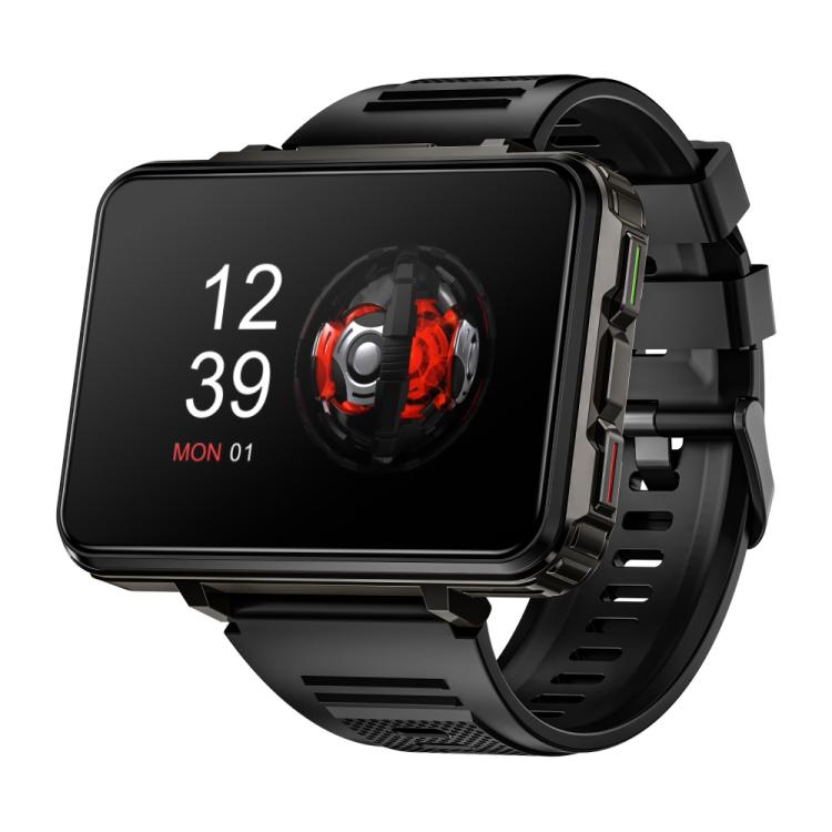 LOKMAT APPLLP 5 Max black smartwatch with red-accented digital watch face