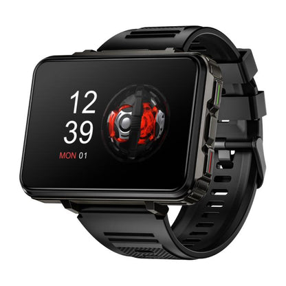 LOKMAT APPLLP 5 Max black smartwatch with red-accented digital watch face