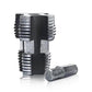 Tapered internal thread opener tool with hex shank and chrome steel cutting teeth