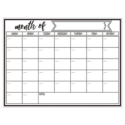 Monthly Plan Magnetic Refrigerator Message Board, 21x28cm, 42x29.7cm