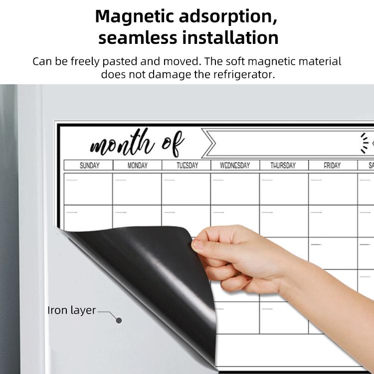 Monthly Plan Magnetic Refrigerator Message Board, 21x28cm, 42x29.7cm