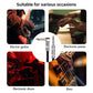 3.5mm electric guitar audio cable with straight-to-elbow plug, silver connectors