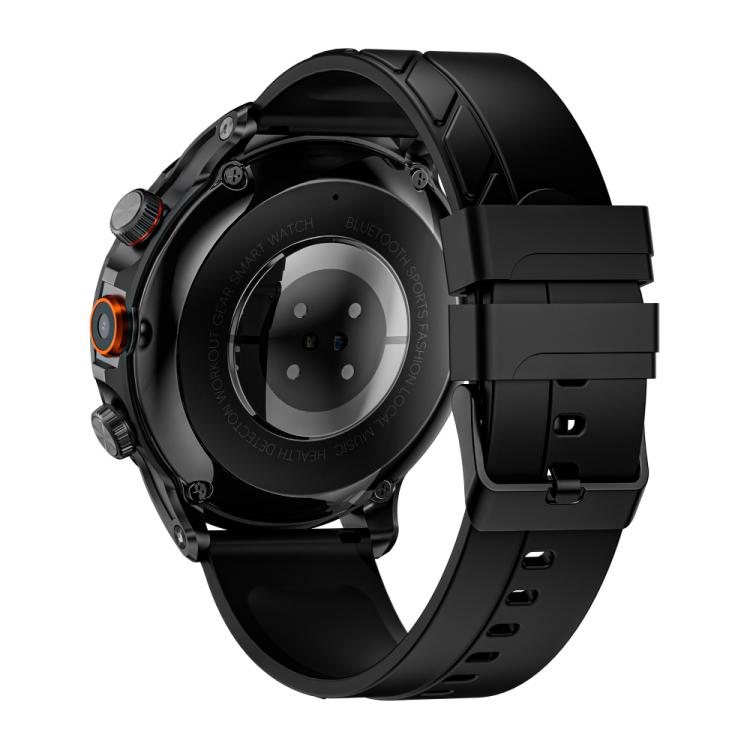 LOKMAT APPLLP 8 Pro smartwatch showing its circular rear sensor and black band