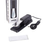 Black sustain pedal with 6.35mm plug and coiled cable, plus box and leaflet