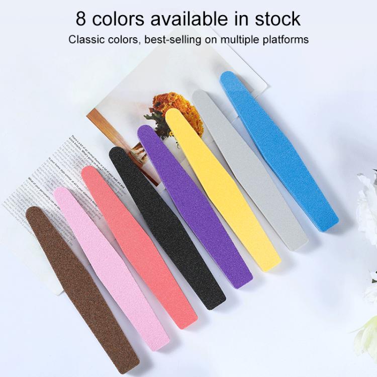 Diamond-shaped nail sanding sponge files, assorted colors, multiple pieces