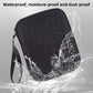 Water-resistant kalimba bag, dark fabric case with rugged texture and zipper
