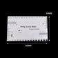 Rectangular guitar string action ruler gauge with 85mm width and 54mm height
