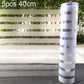 Large-striped frosted privacy glass sticker roll, 40cm x 1m