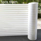 White-striped frosted privacy glass sticker roll, 40cm x 1m