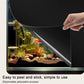 Frosted black aquarium glass film sticker, hand smoothing film on tank glass