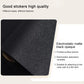 Frosted black aquarium glass film sticker, textured matte opaque finish