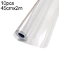 Transparent wall protective film roll, 45cm x 2m, electrostatic residue-free protection