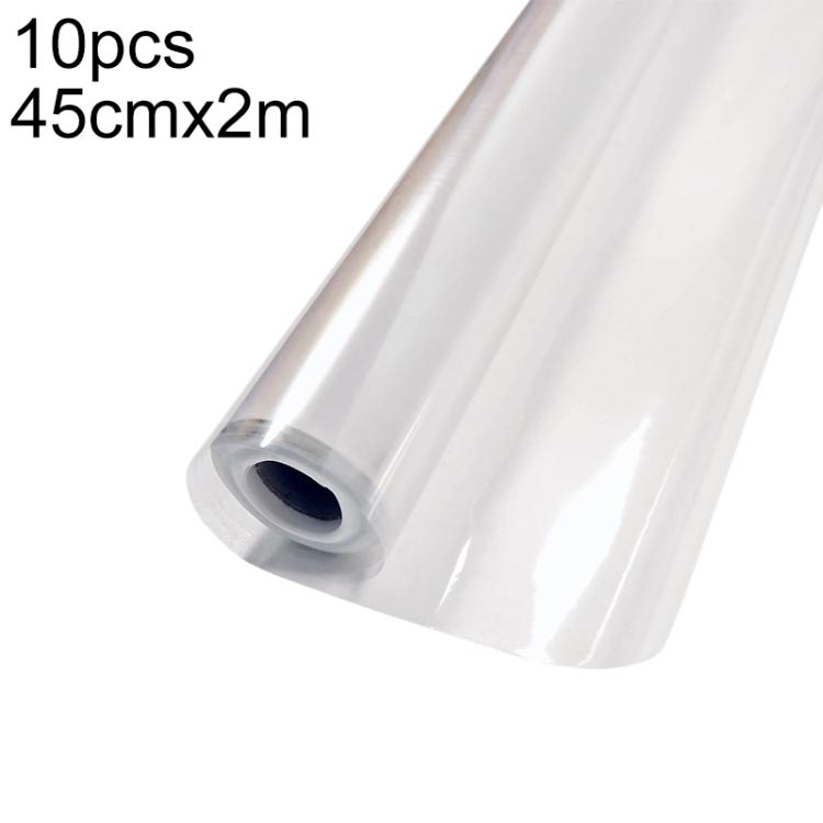Transparent wall protective film roll, 45cm x 2m, electrostatic residue-free protection