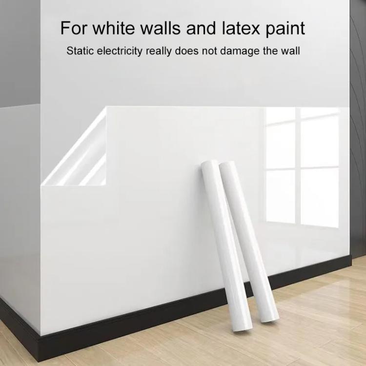 Transparent electrostatic wall protective film rolls, static cling for wall protection