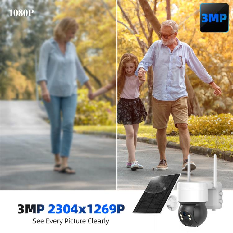RH-BC10T 4G 3MP Solar-Powered Low-Power Outdoor PTZ Security Camera, RH-BC10T