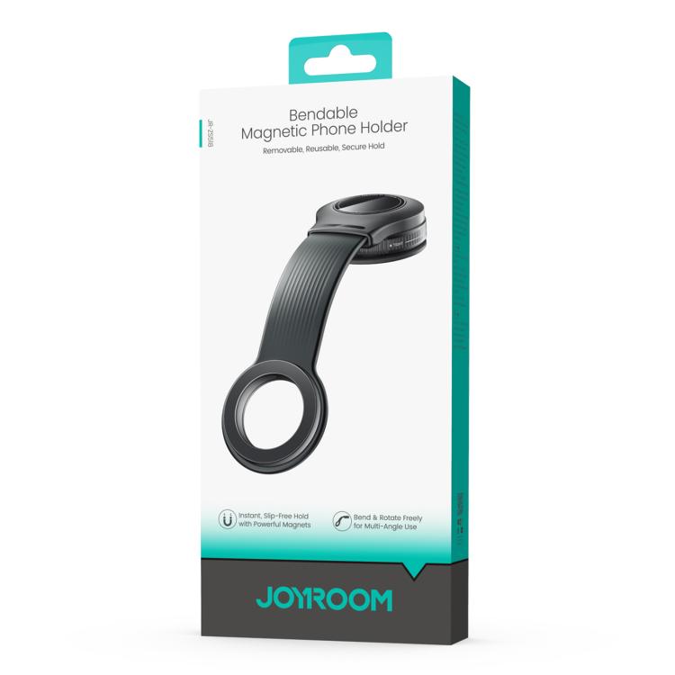 Bendable magnetic phone holder with suction cup, dark gray (in JOYROOM retail box)