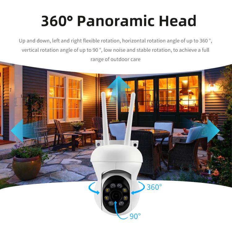 K21 1080P 360-degree Panoramic Waterproof Surveillance Camera, K21