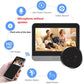 RH-PD9 video doorbell kit with HD screen, round camera, and microphone without speaker