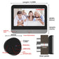 RH-PD9 video doorbell size diagram with 4.3-inch screen and round radar camera module