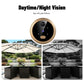 Round camera peephole with LCD monitor for daytime and night vision viewing