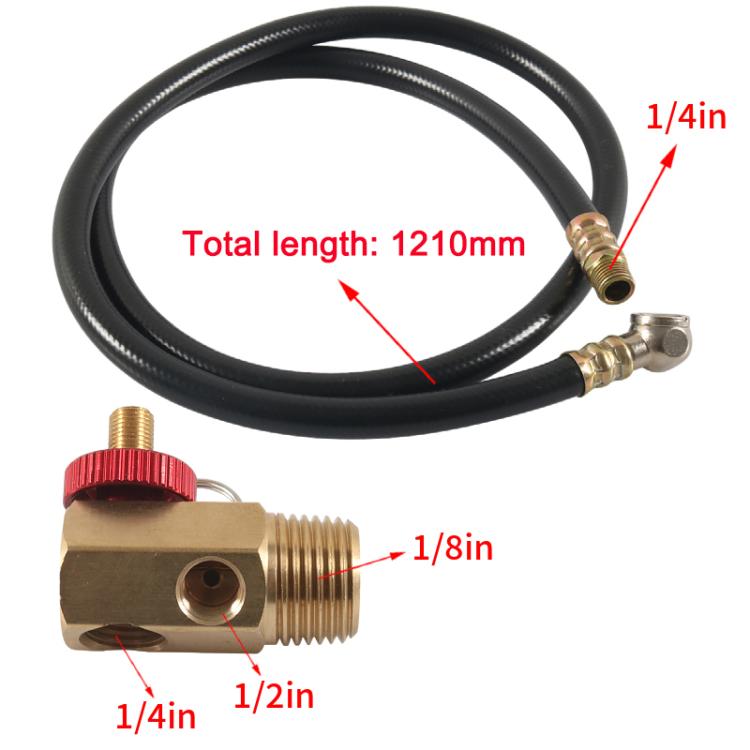 Air Tank Repair Kit Pressure Gauge, 19pcs / Set