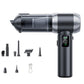 SUITU Handheld Blow Suction Combo LED Display Brushless Vacuum Cleaner, One Touch Dustbin Emptying, Long Dust Collection Bin