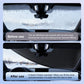 Black thick oxford car front windshield cover with magnetic fit