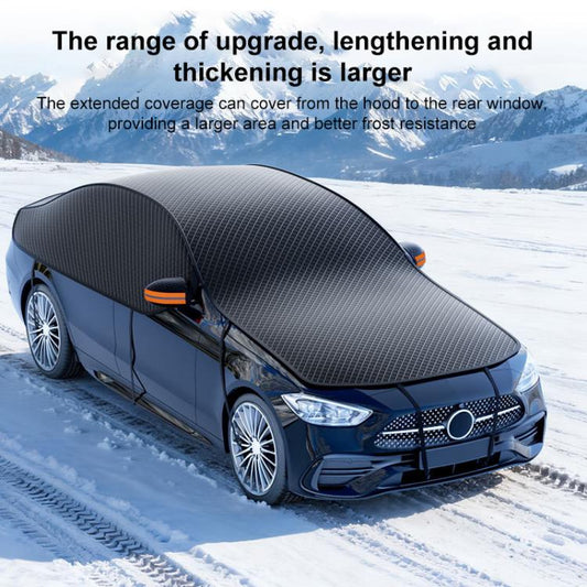 SUITU ST-3961 Thickened Oxford Fabric Magnetic Snow and Sun Protection Full Car Cover, Small Size 450 x 235cm, Large Size 520 x 235cm