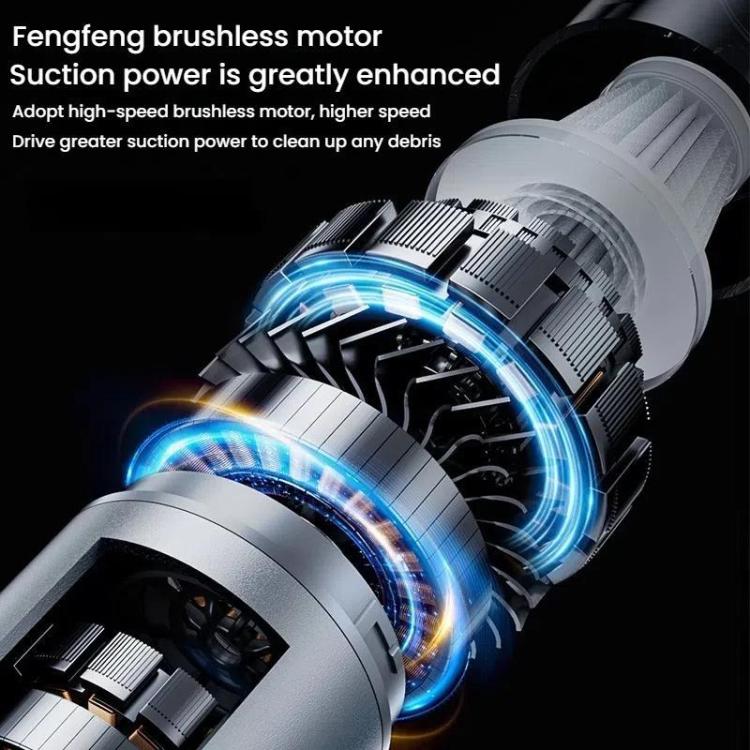 Cylindrical pleated filter cartridge with vented housing for vacuum suction